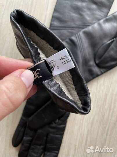 Перчатки женские кожаные новые
