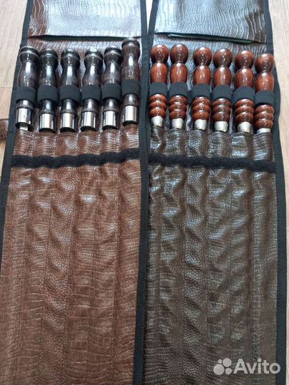 Шампура подарочные в чехле 6 шт