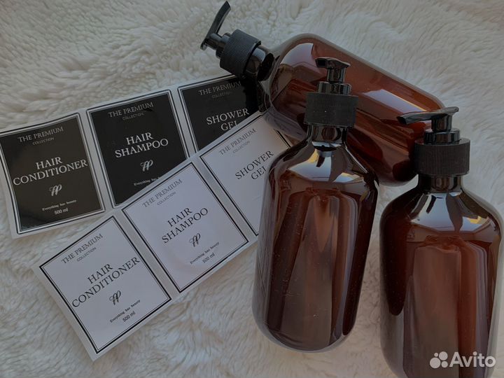 Набор дозаторов для ванной 500 мл новые