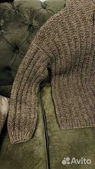 Свитер ручная вязка шерсть