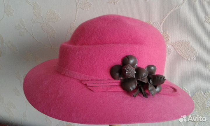 Шляпа женская фетровая новая