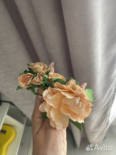 Ободок ручной работы фоамирам