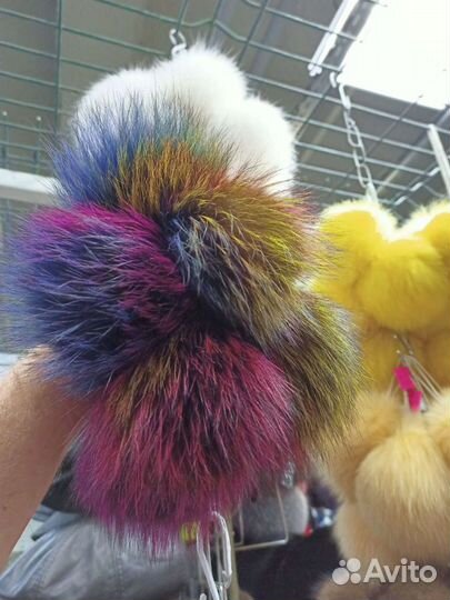 Меховые помпоны Арт.Мп44