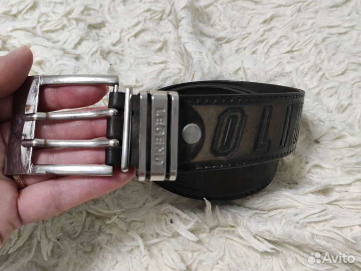 Мужской кожаный ремень