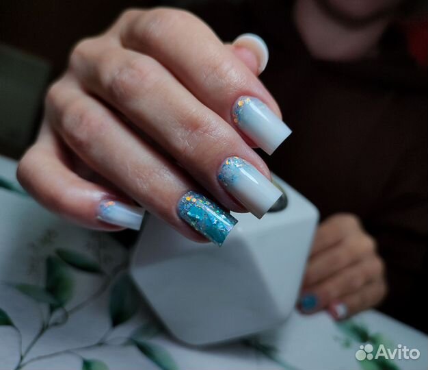 Маникюр,педикюр с покрытием гель лак