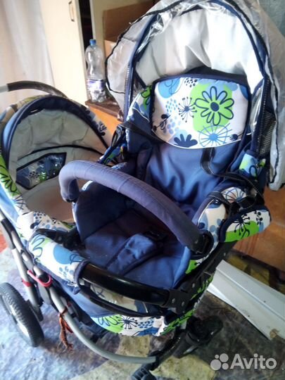 Коляска 3 в 1 бу (авиатор)