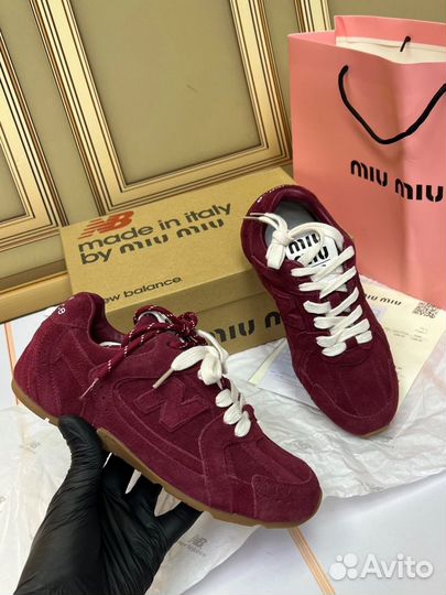 New balance/MIU MIU коллаборация кроссовки женские