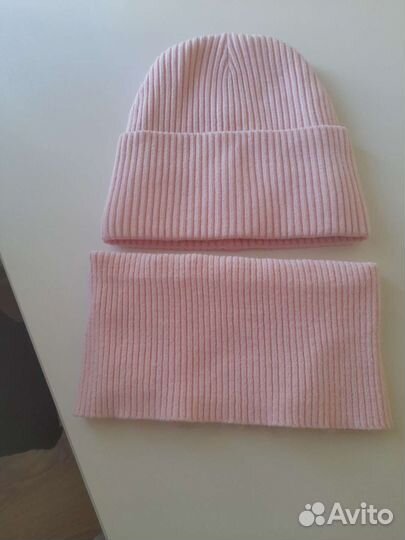 Шапка и снуд для девочки