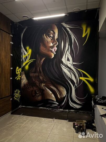 Граффити оформление, роспись стен