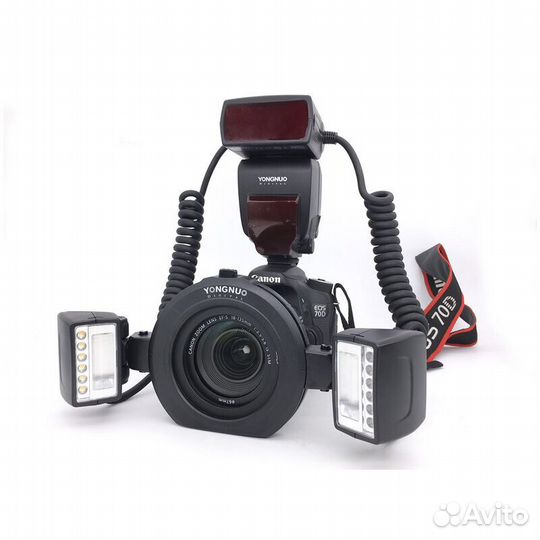 Биполярная вспышка Yongnuo YN 24EX макро, новая