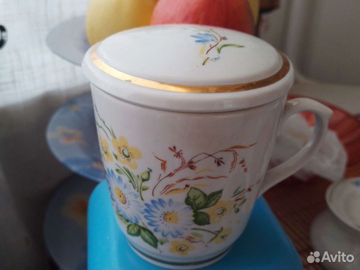 Чайная пара фарфор СССР 250 мл