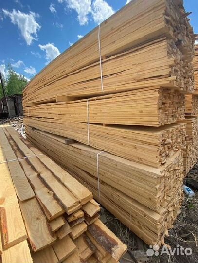 Доска обрезная 40х100х6000