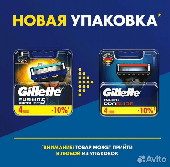 Сменные кассеты Gillette Fusion5 оригинал новые