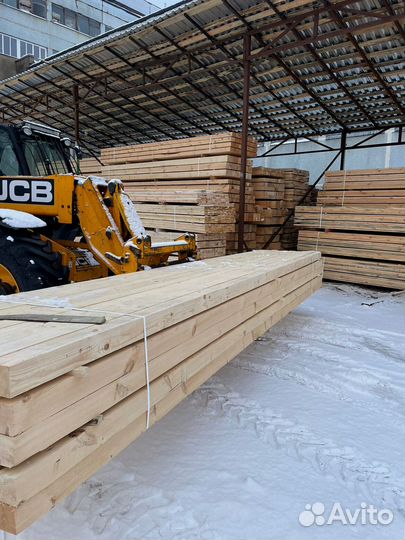 Брус обрезной 100х200х6000мм