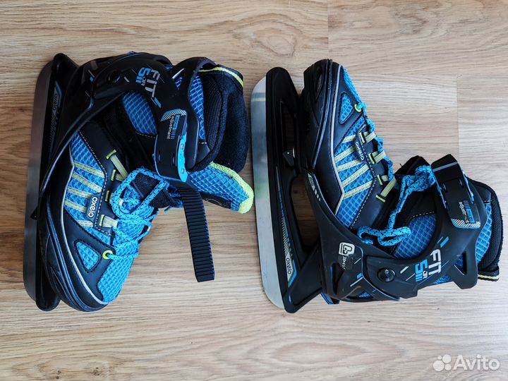 Коньки раздвижные 38 41 oxelo (decathlon)