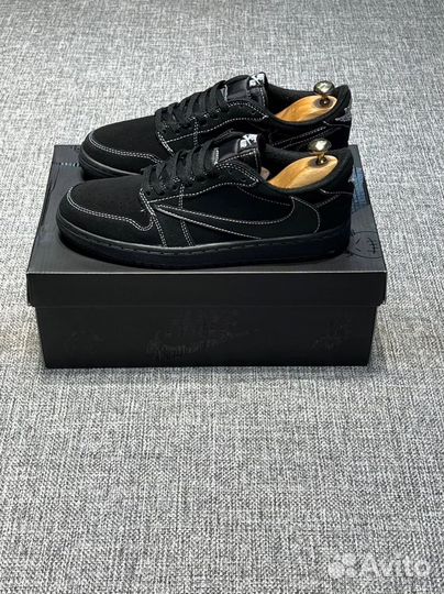 Travis Scott x Air Jordan 1 Low OG Black Phantom