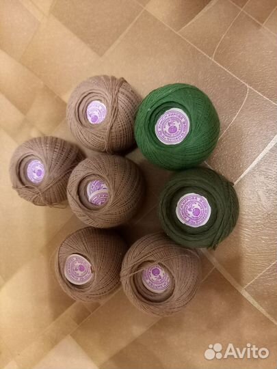 Пряжа для вязания х/б нитки
