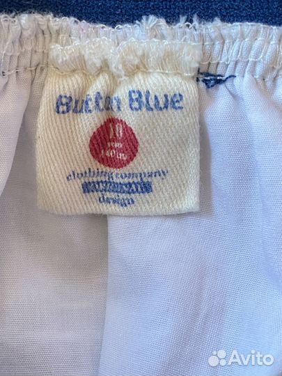 Юбка button blue 10(140), костюм