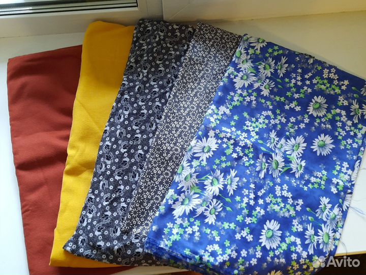 Отрезы ткани времен СССР