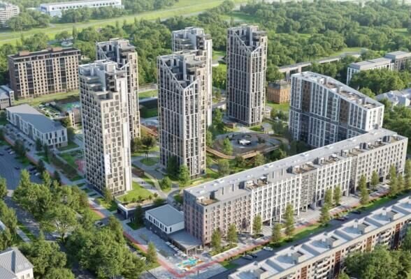 1-к. квартира, 41,2 м², 9/23 эт.