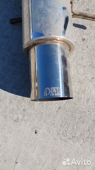 Глушитель apexi с серединкой WRX GDA STI GDB труба