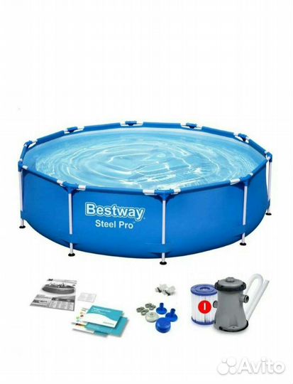 Каркасный бассейн bestway Steel Pro