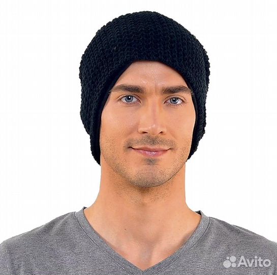 Спортивная шапка.Бини. размер 56-60.черный. хаки