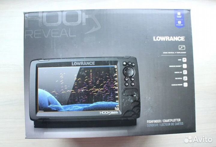 Эхолот Lowrance hook Reveal 9 TripleShot