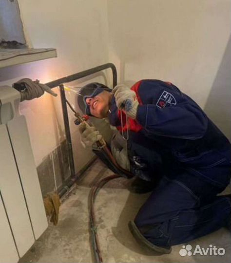 Услуги Сварщика/Замена радиаторов отопления