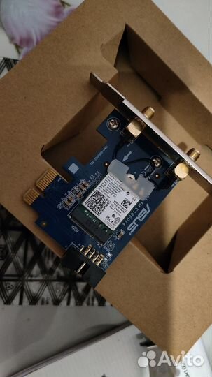 PCI-E (M.2) адаптер Wi-Fi 6 и Bluetooth 5.2 asus