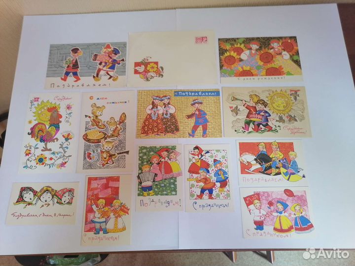 Открытки Искринская, Исаков, Четвериков, Манилова