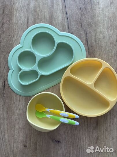 Силиконовая посуда для малышей