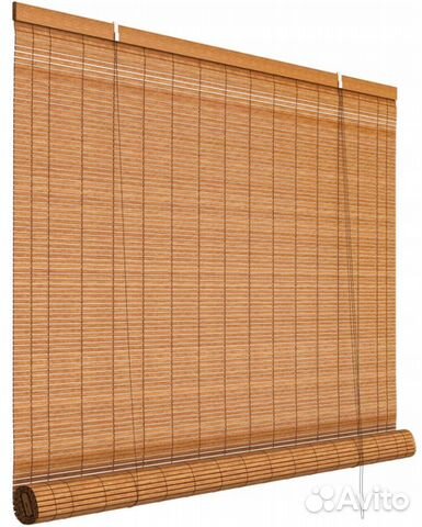 Штора рулонная бамбук