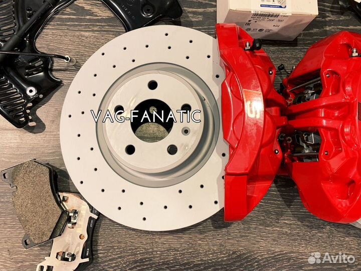 Большие тормоза audi B9 A4 A5 Q5