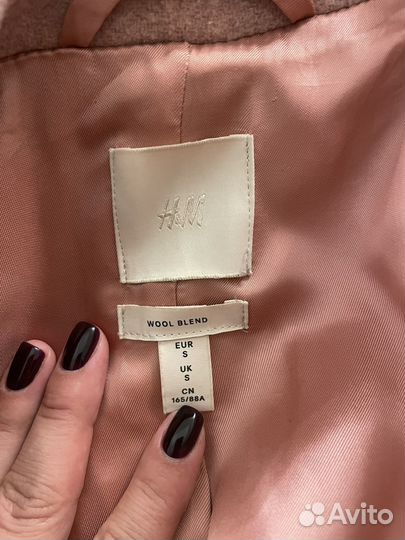 Пальто женское H&M premium шерсть