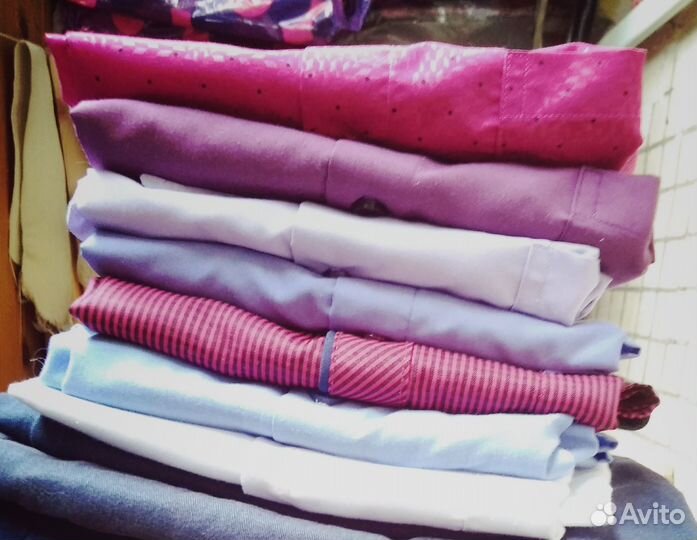 Рубашка нарядная Модал 158/164 + 2шт. х/б, п/э