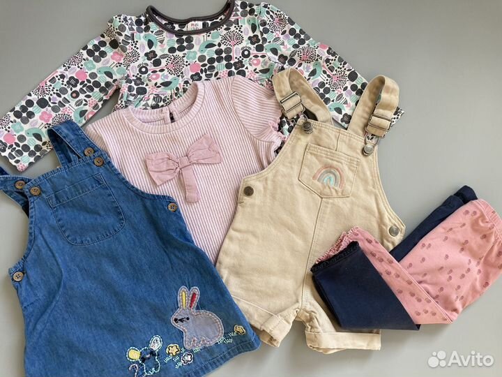 Вещи на девочку 74 80 next, primark