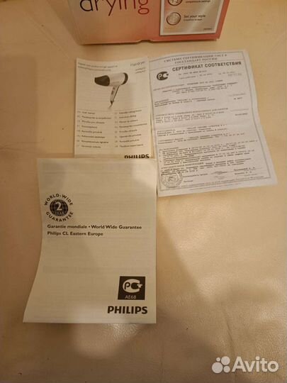 Фен philips новый