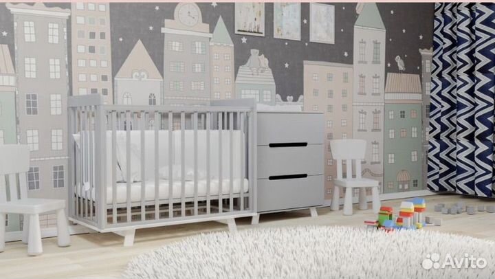 Кроватка и комод Incanto Anniken