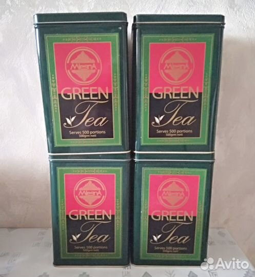 Жестяные банки высота 18см