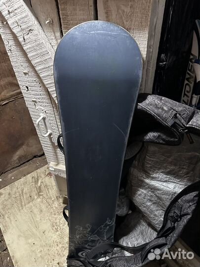 Сноуборд bone torrent 145 ботинки 42-43р и чехол