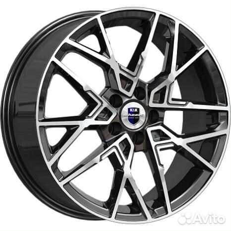 Диски K&K Вудроф 7x18 5*108 ET33 DIA60.1 Алмаз черный Литой
