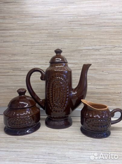 Сервиз кофейный, керамический на 6 персон