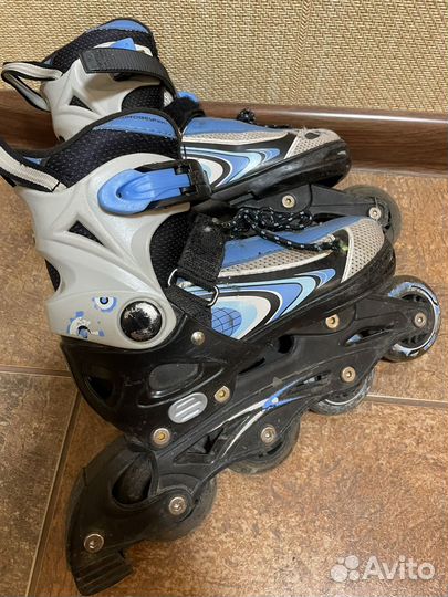 Роликовые коньки 2 в 1 р.33-36