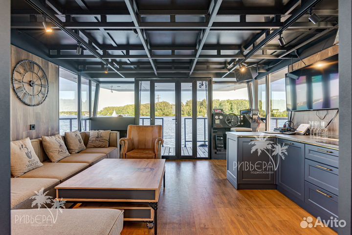 Хаусбот в аренду в Москве и Подмосковье, 12 гостей