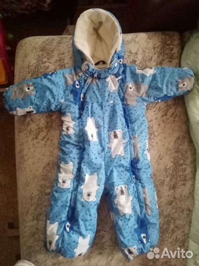 Зимний комбинезон 80 новый