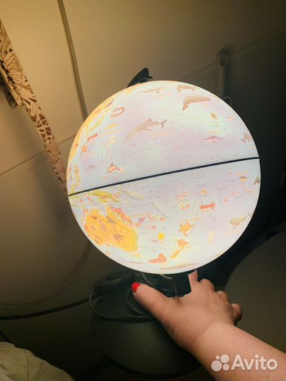 Глобус ночник