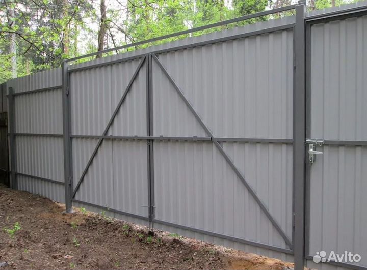 Ворота распашные качественно