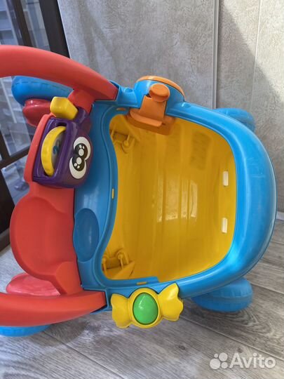 Игрушка каталка толокар корзина для покупок