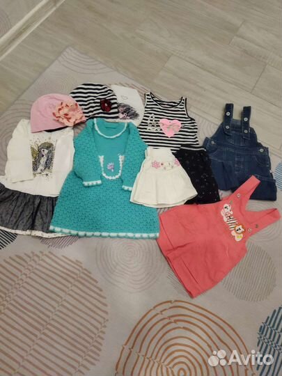 Вещи пакетом на девочку 86-92